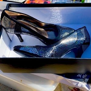 Black Sparkly Heels